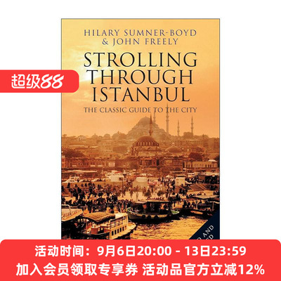 英文原版 Strolling Through Istanbul 游览伊斯坦布尔 经典城市旅行指南 英文版 进口英语原版书籍