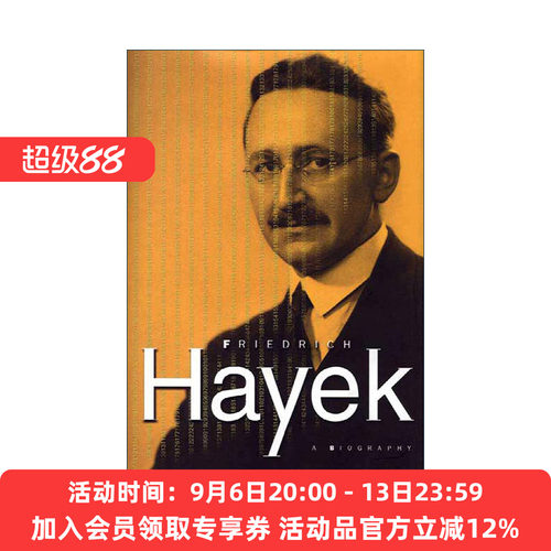 英文原版 Friedrich Hayek 哈耶克传 精装 英文版 进口英语原版书籍