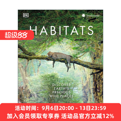英文原版 Habitats 栖息地 从海沟到热带森林 DK动物自然科学科普百科读物精装 英文版 进口英语原版书籍