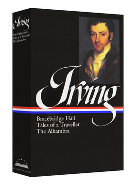 英文原版小说 Washington Irving Bracebridge Hall Tales of a Traveller The Alhambra 华盛顿·欧文 精装 英文版 进口英语书籍
