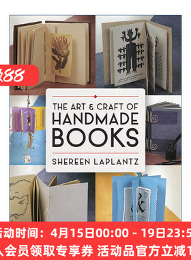 手工书的艺术与工艺  英文原版 The Art and Craft of Handmade Books 技巧指南 Shereen LaPlantz 英文版 进口英语原版书籍