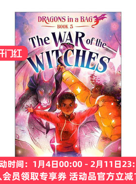 英文原版 The War of the Witches Dragons in a Bag 05 女巫的战争 袋子里的龙系列5 儿童奇幻小说 Zetta Elliott 进口英语书籍