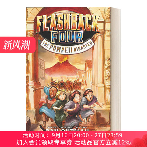 英文原版 Flashback Four 3 The Pompeii Disaster 闪回四部曲3 庞贝的灾难 英文版 进口英语原版书籍