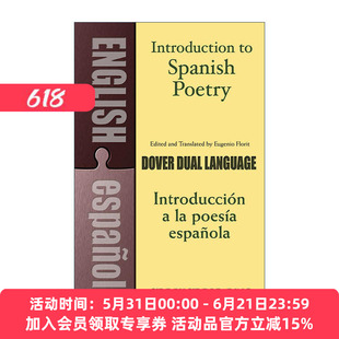 原版 Introduction to Spanish Poetry 西班牙语诗歌导读 英西双语版 经典选集 Eugenio Florit 进口原版书籍