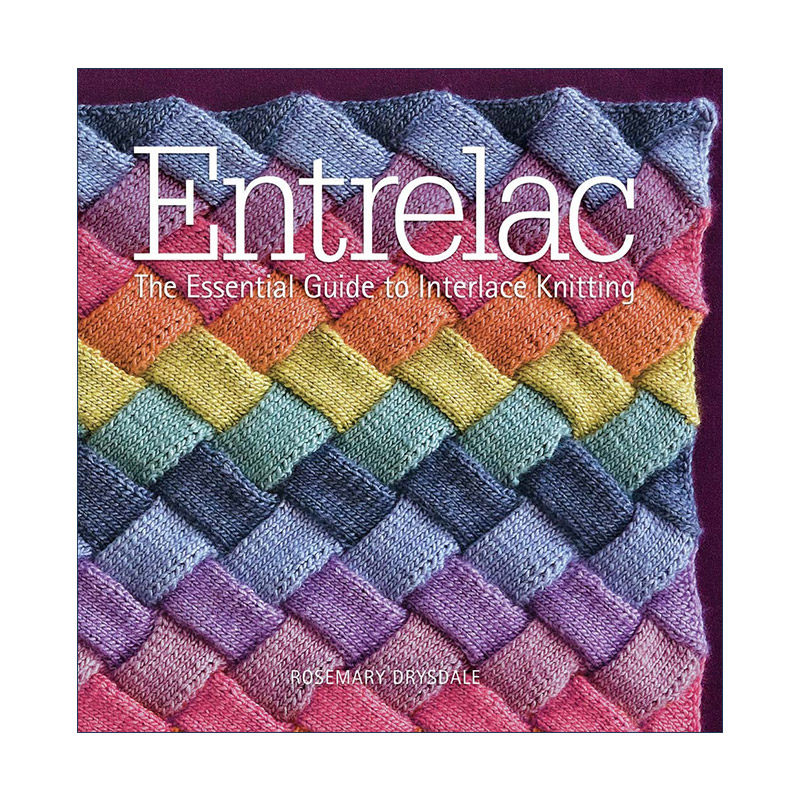 英文原版 Entrelac 交错针织法指南 英文版 进口英语原版书籍