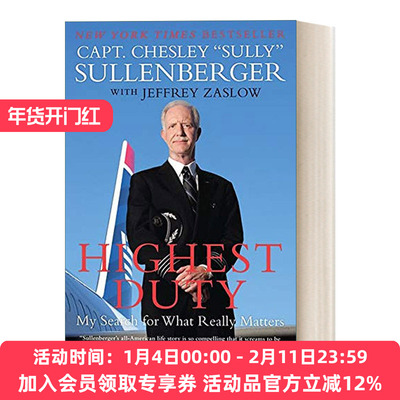 英文原版 Highest Duty 职责 萨伦伯格 哈得孙河奇迹机长 传记 英文版 进口英语原版书籍