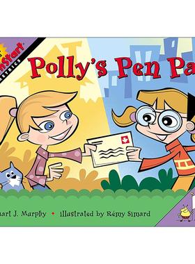 英文原版 Mathstart Level 3 Polly's Pen Pal 数学启蒙绘本3级 英文版 进口英语原版书籍