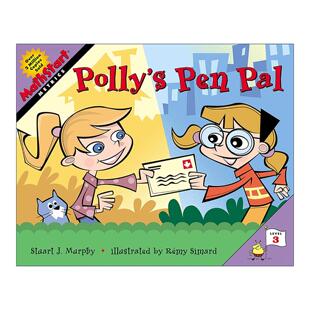 英文原版 Mathstart Level 3 Polly's Pen Pal 数学启蒙绘本3级 英文版 进口英语原版书籍