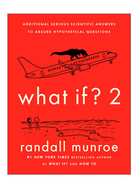 英文原版 What If? 2 那些古怪又让人忧心的问题续作 如果这样 会怎样 科学妙答 第2部 Randall Munroe 精装 英文版 进口书籍