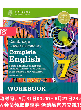 英文原版 Cambridge Lower Secondary Complete English Workbook 7 牛津剑桥初中教材 英语练习册7第二版 英文版进口英语原版书籍