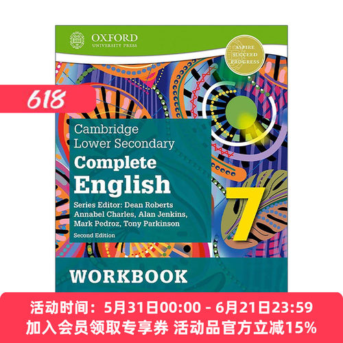 英文原版 Cambridge Lower Secondary Complete English Workbook 7 牛津剑桥初中教材 英语练习册7第二版 英文版进口英语原版书籍