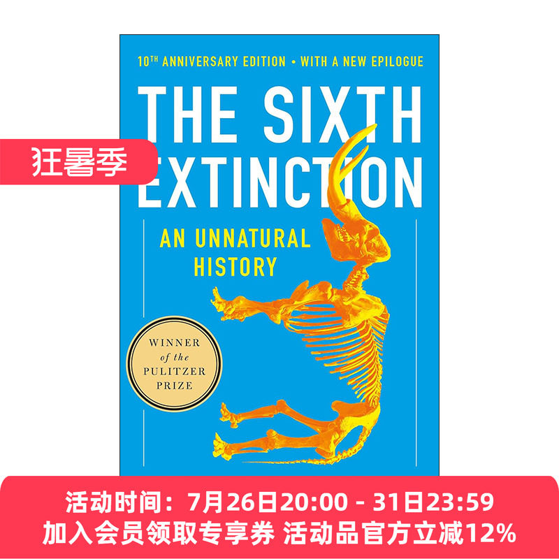 英文原版 The Sixth Extinction 大灭绝时代 一部反常的自然史 10周年纪念版 普利策奖 英文版 进口英语原版书籍