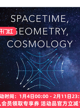 时空  英文原版 Spacetime Geometry Cosmology 几何学 宇宙学 现代物理学 William L. Burke 英文版 进口英语原版书籍