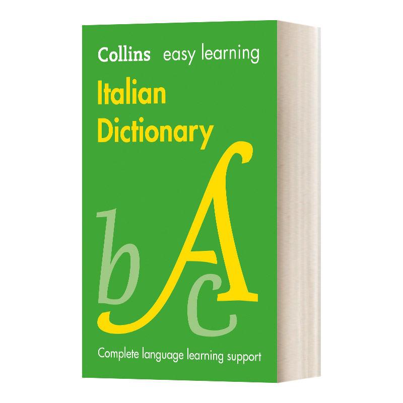 轻松学意大利语词典 英文原版 Collins Easy Learning Italian Dictionary 第5版 英文版 进口英语原版书籍