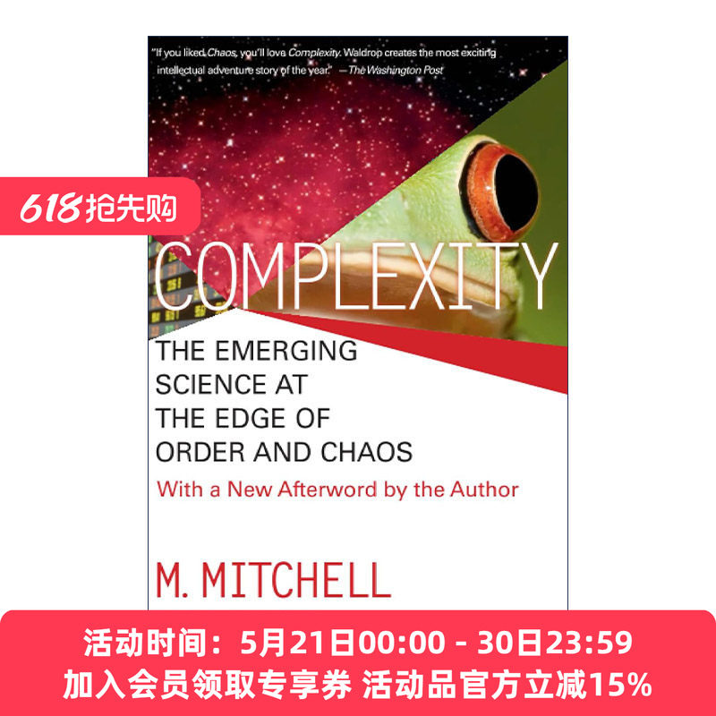 复杂  英文原版 Complexity 诞生于秩序与混沌边缘的科学 英文版 进口英语原版书籍