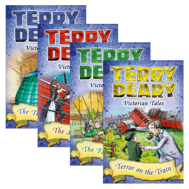 英文原版 维多利亚时代的故事4册 Terry Deary's Historical Talesy Victorian Tales 儿童章节桥梁书 英文版 进口英语原版书籍