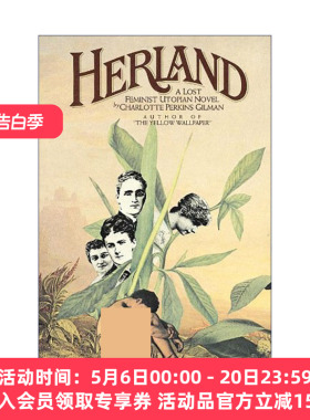 英文原版 Herland 她的国 Charlotte Perkins Gilman夏洛特·吉尔曼 英文版 进口英语原版书籍