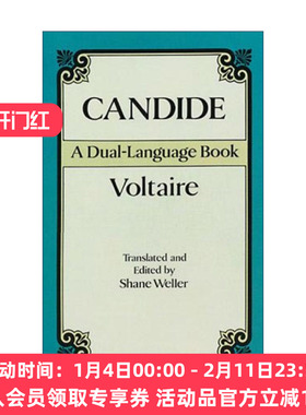 英文原版 Candide 老实人 英法双语版 伏尔泰 英文版 进口英语原版书籍