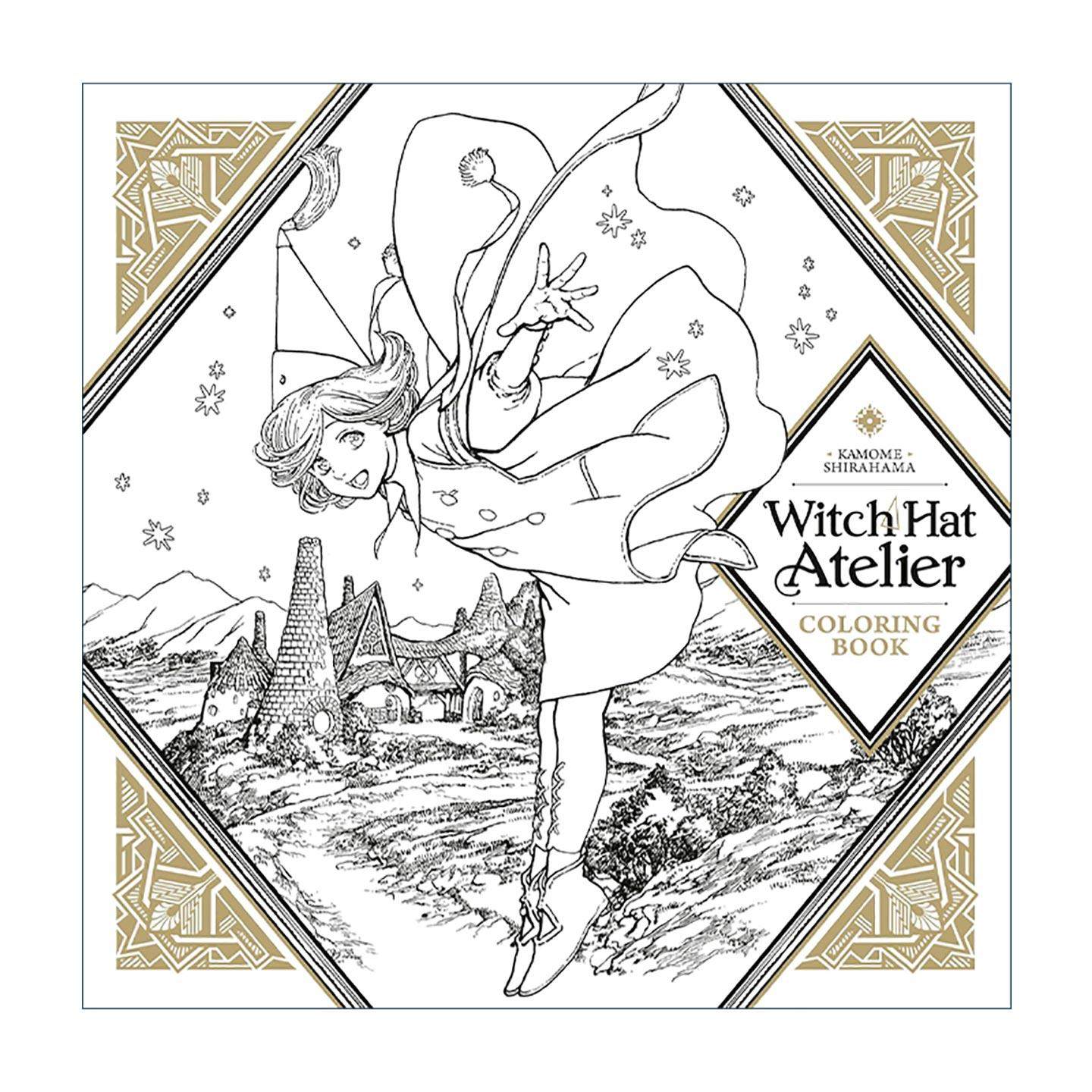 英文原版 Witch Hat Atelier Coloring Book 尖帽子的魔法工坊填色着色书 动漫漫画周边 白浜鴎 英文版 进口英语原版书籍