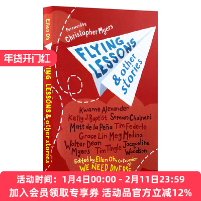 英文原版 Flying Lessons & Other Stories 飞行课与其他故事 儿童多代人家庭生活主题小说 Ellen Oh 英文版 进口英语原版书籍