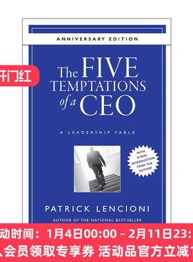 英文原版 The Five Temptations of a CEO 领导者的五大诱惑 应警惕的人性弱点 10周年版 精装 派特里克兰西尼奥 进口英语原版书籍