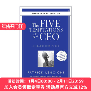 英文原版 The Five Temptations of a CEO 领导者的五大诱惑 应警惕的人性弱点 10周年版 精装 派特里克兰西尼奥 进口英语原版书籍