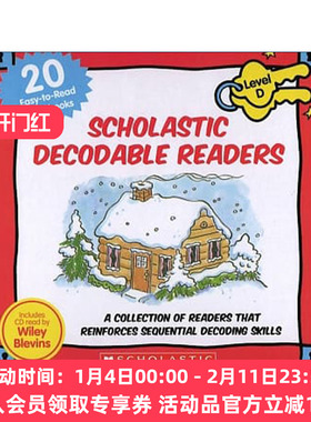 学乐自然拼读解码读物20本彩色绘本盒装D级 英文原版 Decodable Readers Box Set Level D-Color 附CD 英文版 进口英语原版书籍