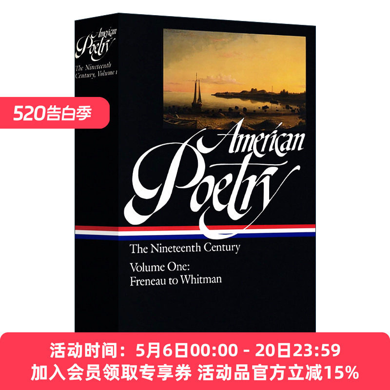英文原版 American Poetry The Nineteenth Century Vol. 1 LOA #66 19世纪美国诗歌卷一 精装美国文库 英文版 进口英语原版书籍