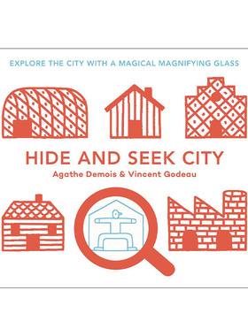 英文原版 Hide and Seek City Explore the City with a Magical Magnifiying Glass 城市捉迷藏 精装 英文版 进口英语原版书籍