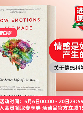 情感是如何产生的 英文原版 How Emotions Are Made 英文版 进口英语原版书籍
