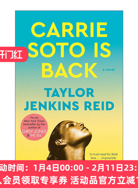 嘉莉?索托回来了 英文原版 Carrie Soto Is Back 黛西与乐队作者Taylor Jenkins Reid 英文版 进口英语原版书籍