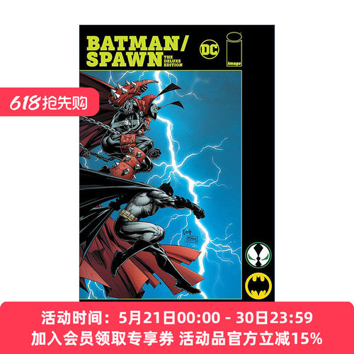 英文原版 Batman/Spawn The Deluxe Edition 蝙蝠侠再生侠联动 闪灵侠 DC漫画 精装豪华收藏版 Todd McFarlane 英文版 进口书籍