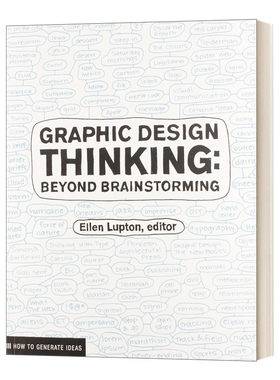 平面设计思维 英文原版 Graphic Design Thinking 好设计是这样想出来的 给设计师的30种创意思考法 英文版 进口英语原版书籍