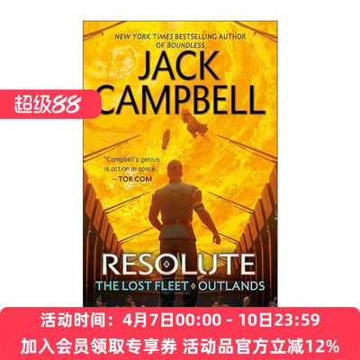 英文原版 Resolute The Lost Fleet Outlands 02 迷失的舰队 外域系列2 坚决 科幻小说 杰克·坎贝尔 英文版 进口英语原版书籍