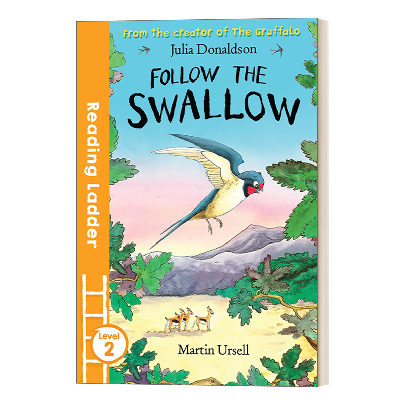 英文原版 Follow the Swallow Reading Ladder Level 2彩色香蕉系列分级读物-朱莉娅唐纳森Julia Donaldson 英文版 进口英语书籍