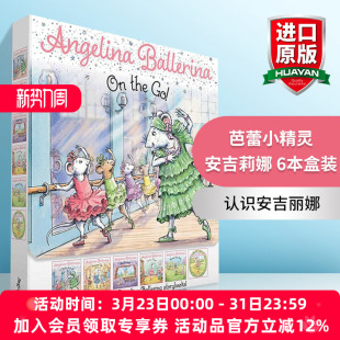 School 书籍 Ballerina the Angelina 进口英语原版 英文原版 Ballet 芭蕾小精灵安吉莉娜6本盒装