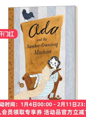 艾达与数据机器 英文原版小说 Ada and the Number-Crunching Machine 精装绘本 英文版 进口英语原版书籍