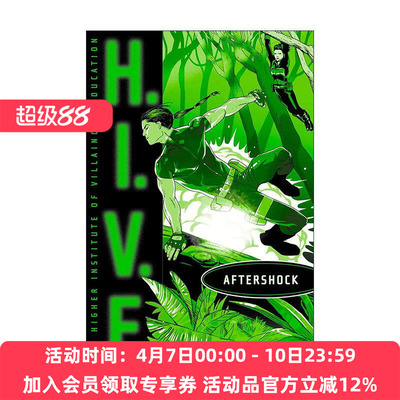 英文原版 Aftershock 高等邪恶学院7 动作冒险小说 英文版 进口英语原版书籍