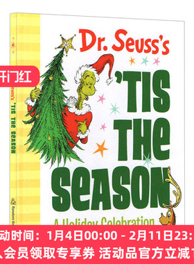 苏斯博士精装绘本 英文原版 Dr. Seuss's Tis The Season 英文版 进口英语原版书籍