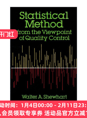 质量控制中的统计方法 英文原版 Statistical Method from the Viewpoint of Quality Control 英文版 进口英语原版书籍