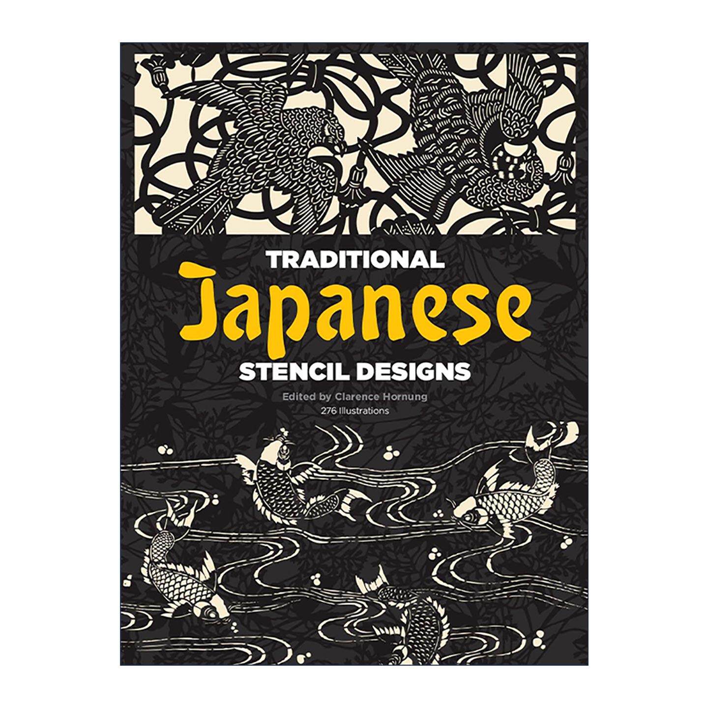 英文原版 Traditional Japanese Stencil Designs 传统日本模板设计 艺术装饰素材集 英文版 进口英语原版书籍