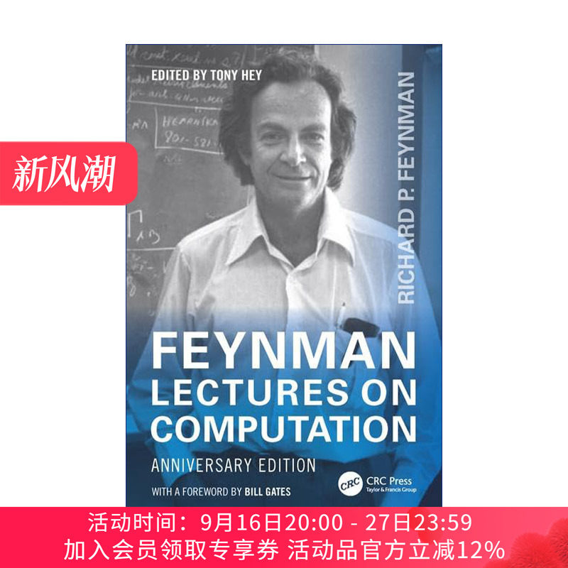 费曼计算学讲义 英文原版 Feynman Lectures On Computation 物理学前沿系列 第2版 英文版 进口英语原版书籍