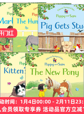 英文原版 Farmyard Tales Poppy and Sam 农场故事系列5册 儿童启蒙故事书 英文版 进口英语原版书籍