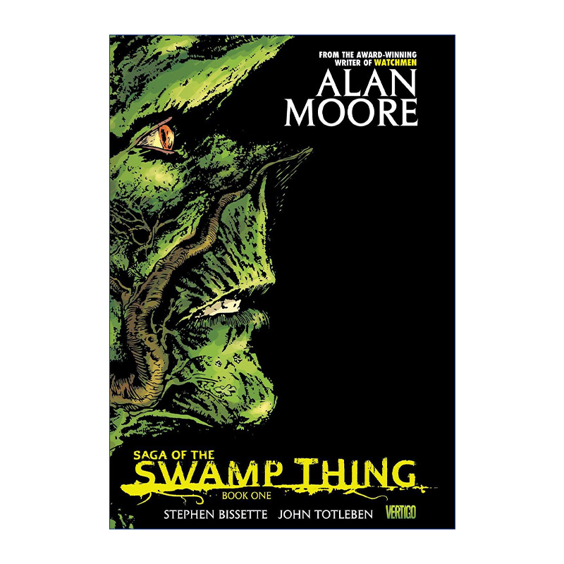 沼泽怪物英文原版 Saga of the Swamp Thing Book One第一卷 DC漫画 Alan Moore英文版进口英语原版书籍-封面