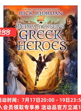 波西杰克逊的希腊神话2 英文原版 Percy Jackson's Greek Myths 2 Percy Jackson's Greek Heroes 希腊英雄 奇幻小说 Rick Riordan