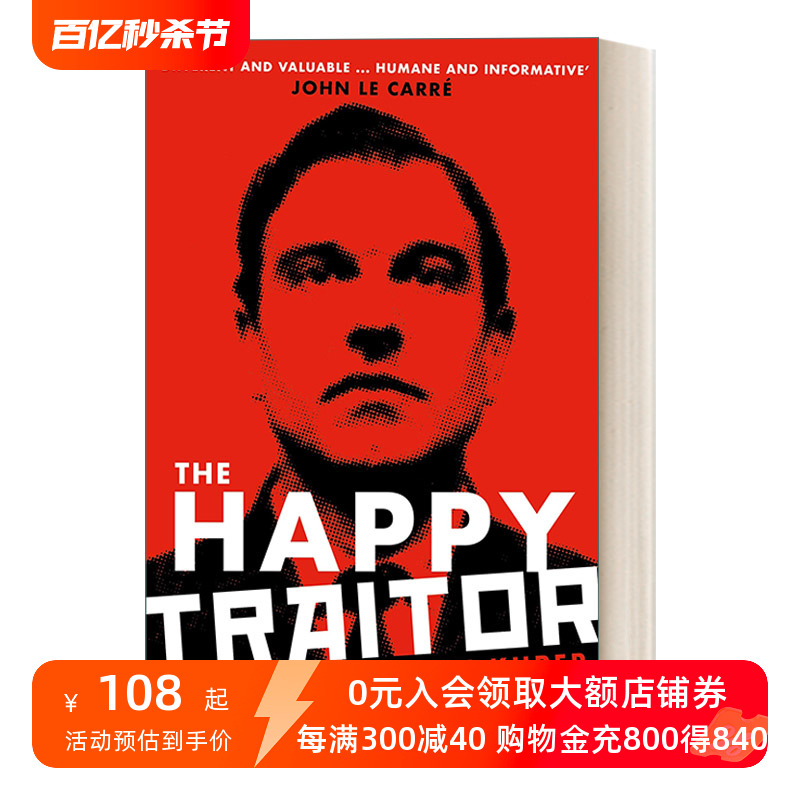 英文原版 The Happy Traitor间谍，谎言和离乡：俄罗斯双重间谍的非凡故事英文版进口英语原版书籍