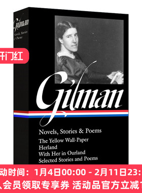 英文原版 Charlotte Perkins Gilman Novels Stories & Poems LOA #356 夏绿蒂·柏金斯·吉尔曼 小说 故事 诗歌选集 精装美国文库