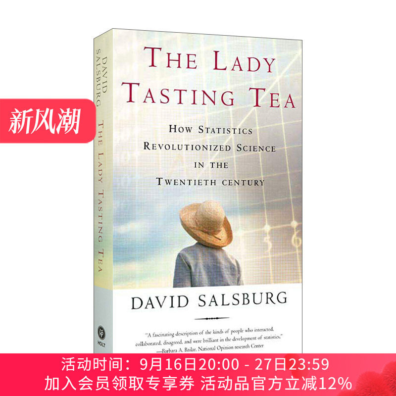 英文原版 The Lady Tasting Tea 女士品茶 20世纪统计怎样变革了科学 英文版 进口英语原版书籍