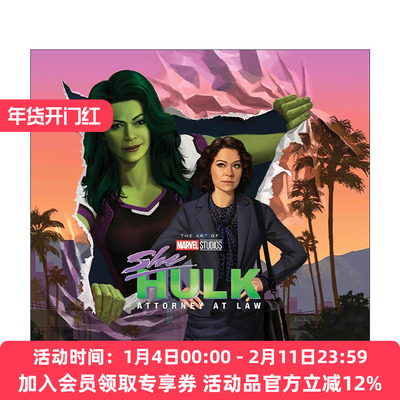 英文原版 Marvel Studios' She-Hulk Attorney At Law 漫威影业 女浩克 政法律师 绿巨人 影视艺术设定集漫画 精装收藏版 进口