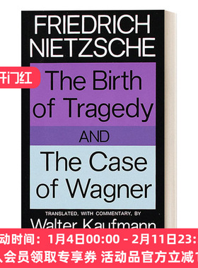 英文原版 The Birth of Tragedy and The Case of Wagner 悲剧的诞生与瓦格纳事件 Friedrich Nietzsche 英文版 进口英语原版书籍